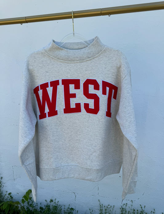 WEST Mockneck Sweatshirt - S/M