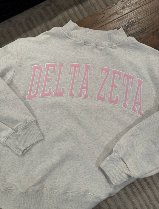 Delta Zeta Mockneck Sweatshirt