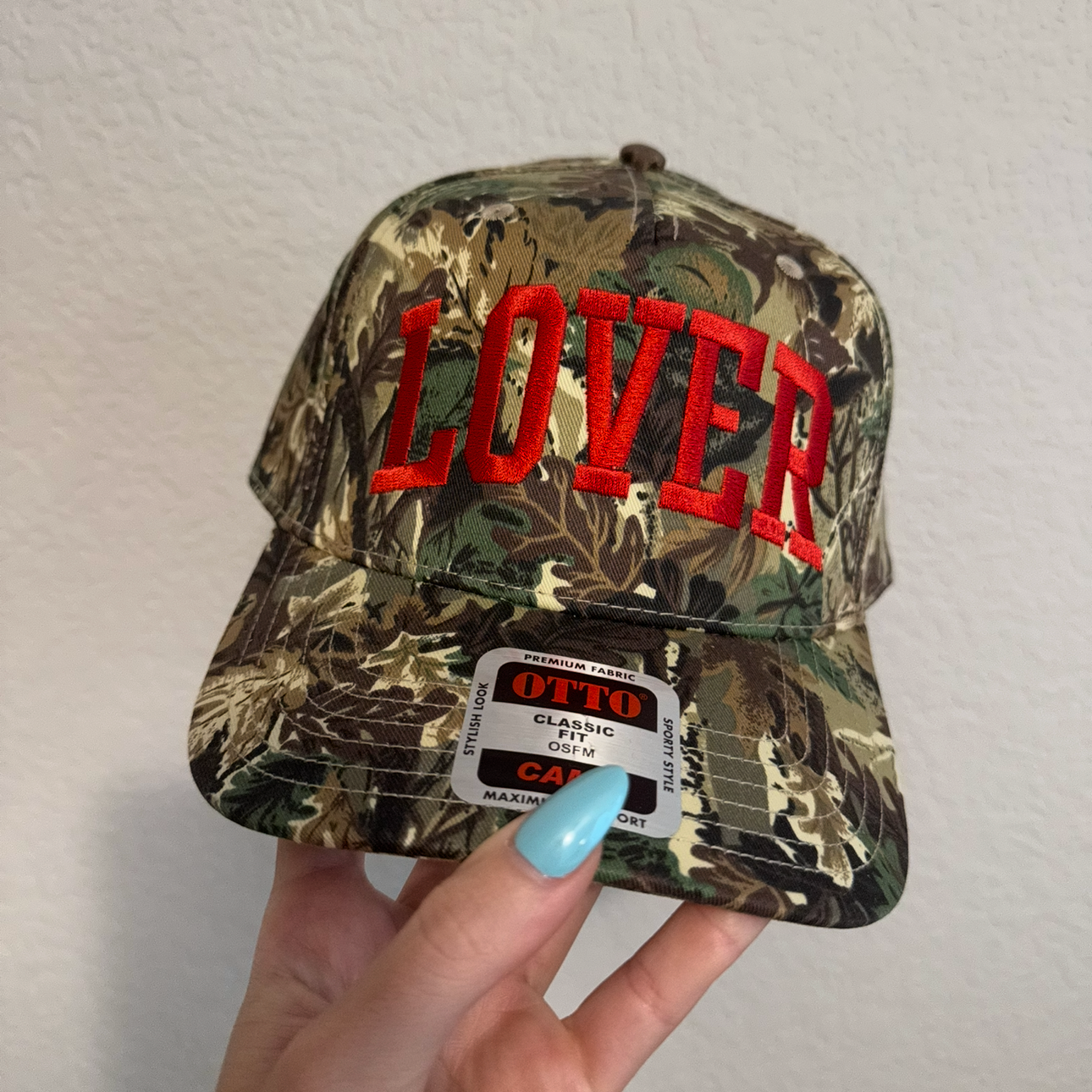 Lover Camo Vintage Trucker Hat (Overstock)