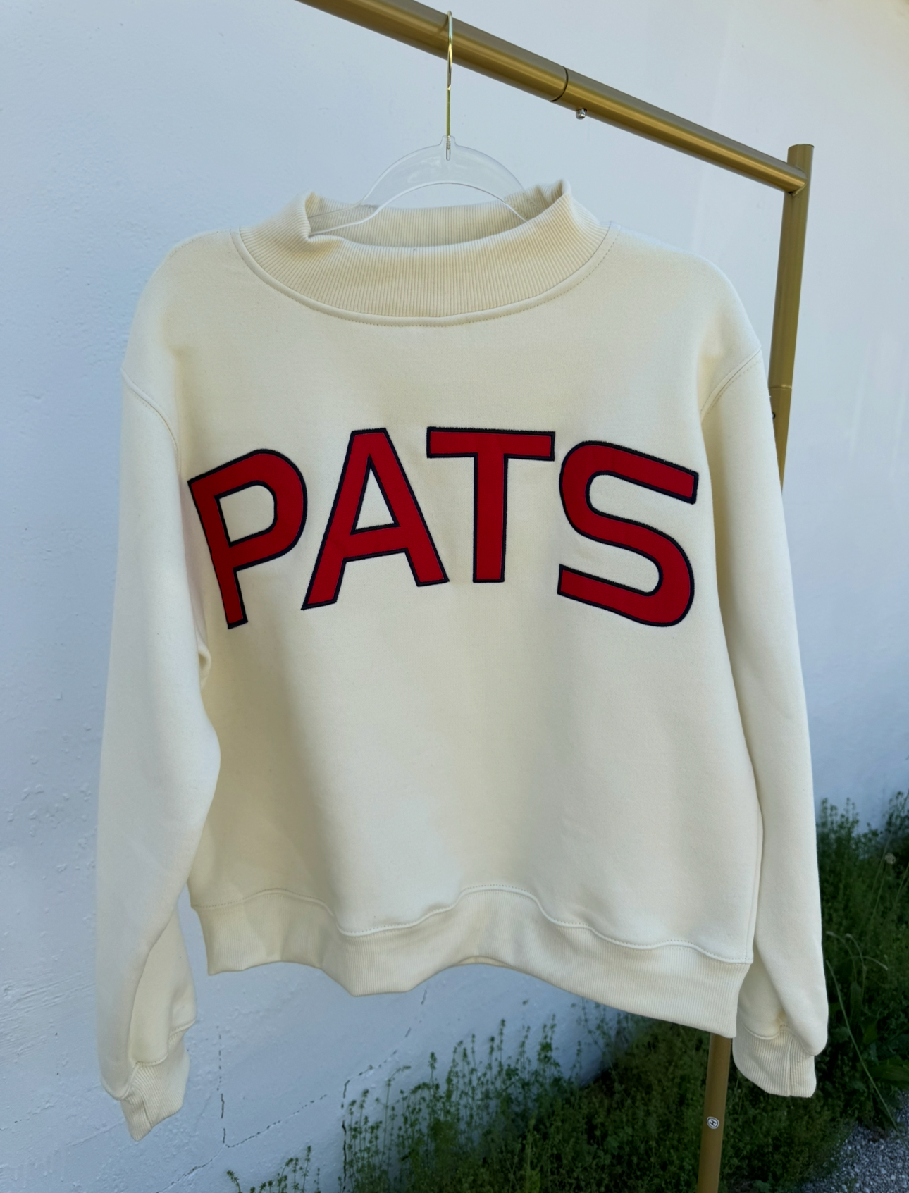 PATS Mockneck Sweatshirt - S/M