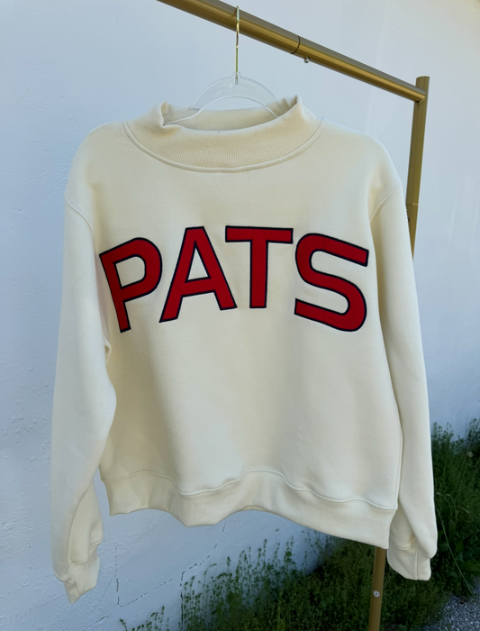 PATS Mockneck Sweatshirt - S/M