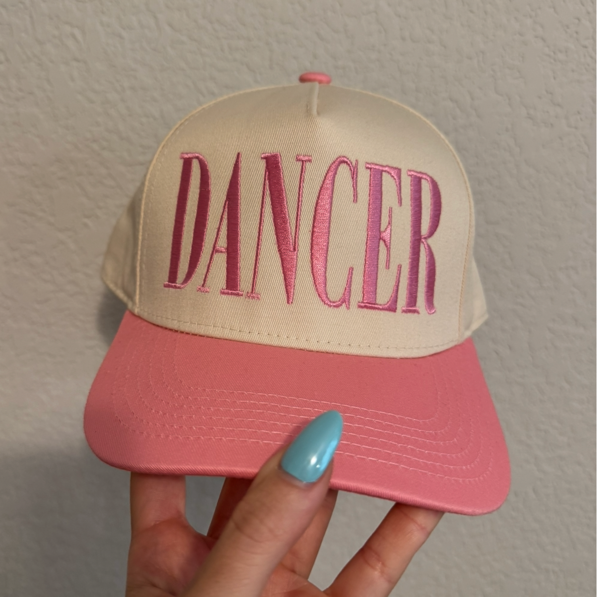 Dancer Pink Vintage Trucker Hat (Overstock)